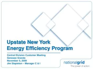 Upstate New York Energy Efficiency Program