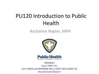 PU120 Introduction to Public Health