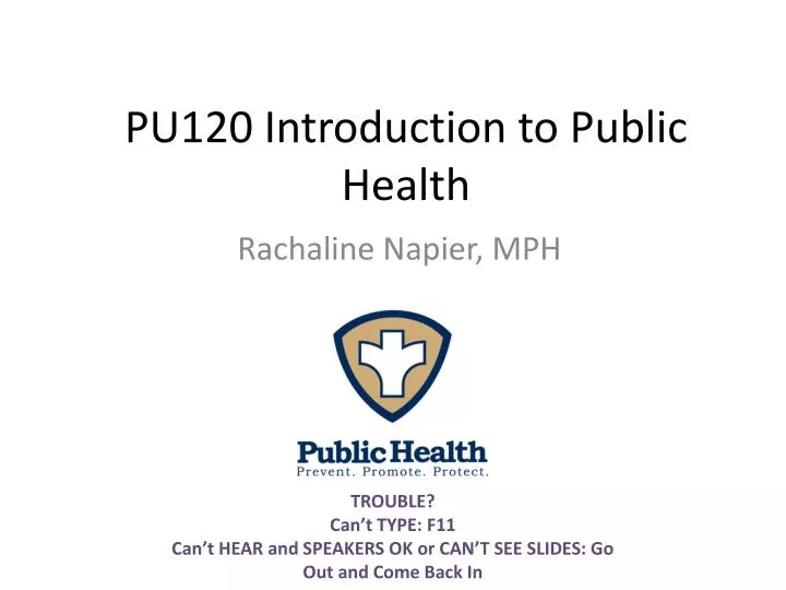 pu120 introduction to public health