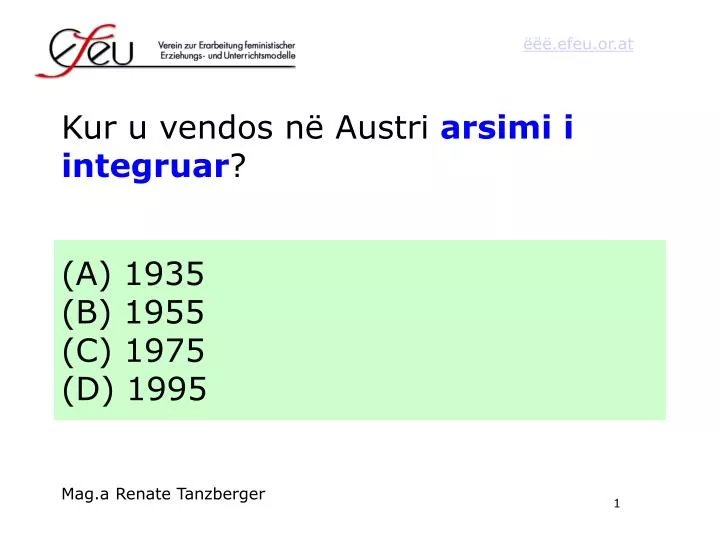 kur u vendos n austri arsimi i integruar