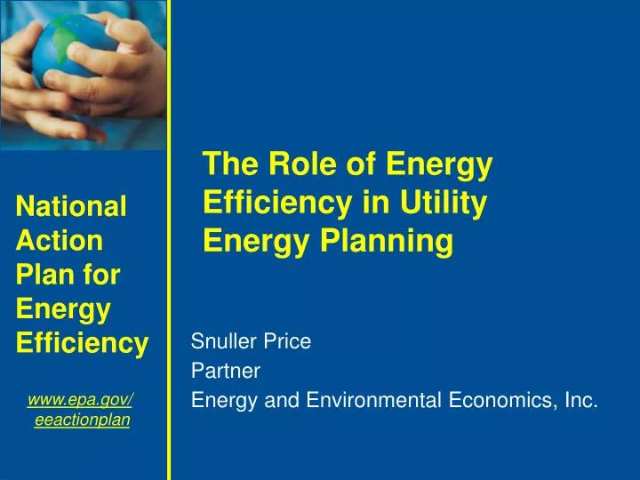 snuller price partner energy and environmental economics inc