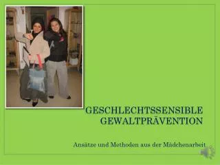 geschlechtssensible gewaltpr vention