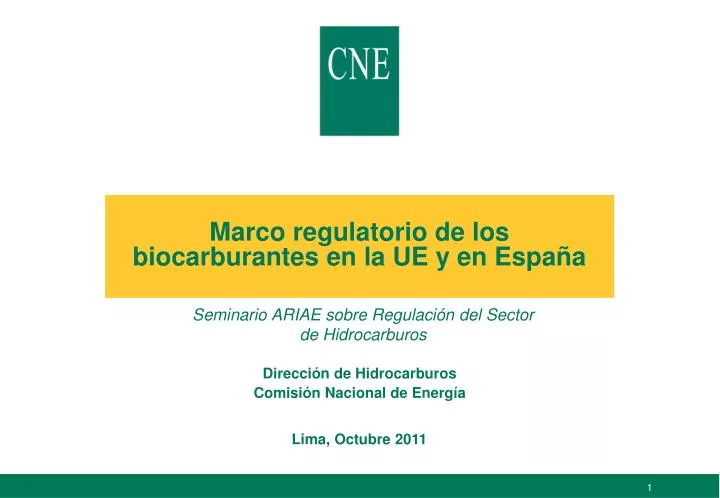 marco regulatorio de los biocarburantes en la ue y en espa a