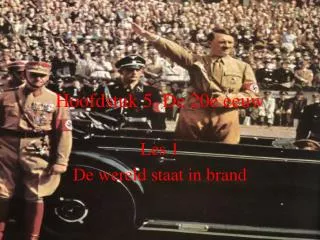 hoofdstuk 5 de 20e eeuw