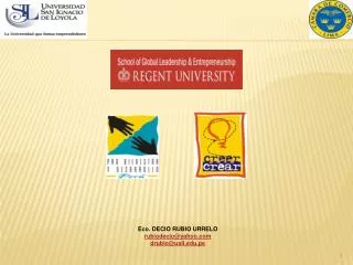 Eco. DECIO RUBIO URRELO rubiodecio@yahoo drubio@usil.pe