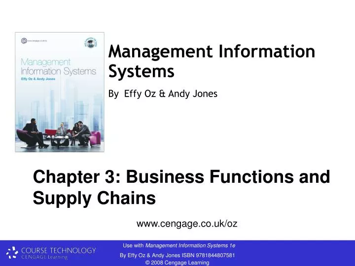management information systems by effy oz andy jones