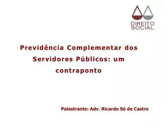 previd ncia complementar dos servidores p blicos um contraponto