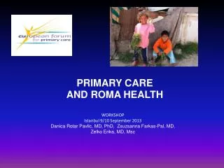 PRIMARY CARE AND ROMA HEALTH
