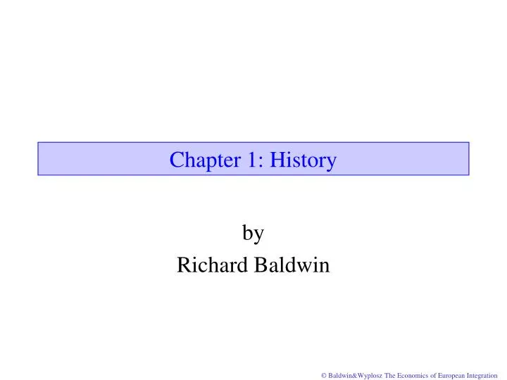 chapter 1 history