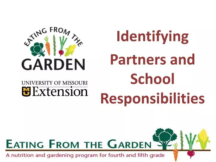 identifying partners and school responsibilities