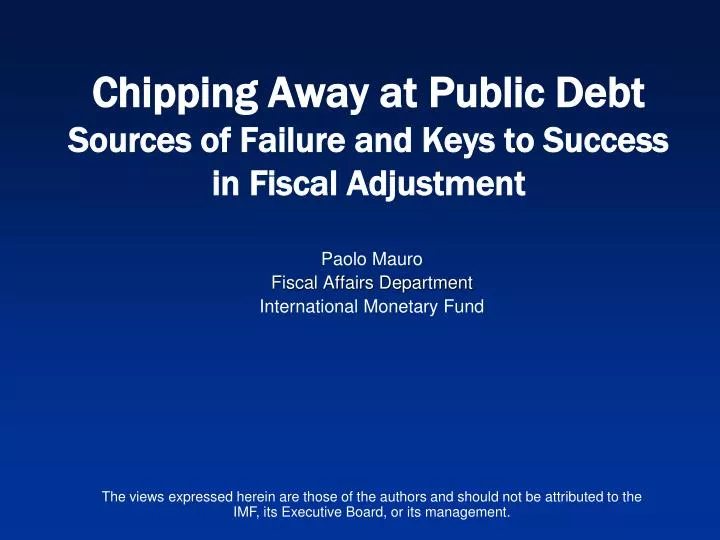 paolo mauro fiscal affairs department international monetary fund