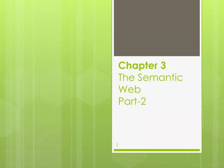 chapter 3 the semantic web part 2
