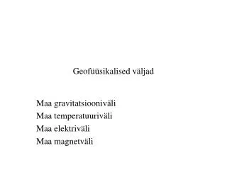 g eof sikalised v ljad
