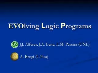 EVO lving L ogic P rograms
