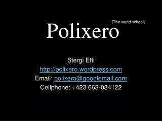 Polixero