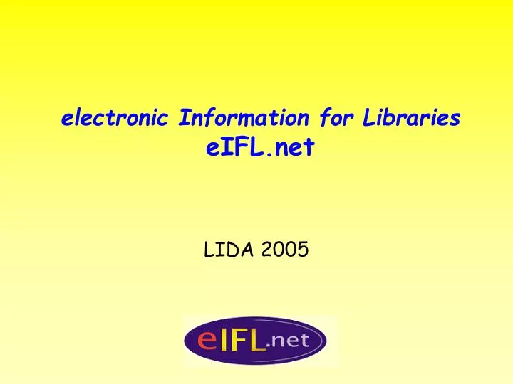 electronic information for libraries eifl net