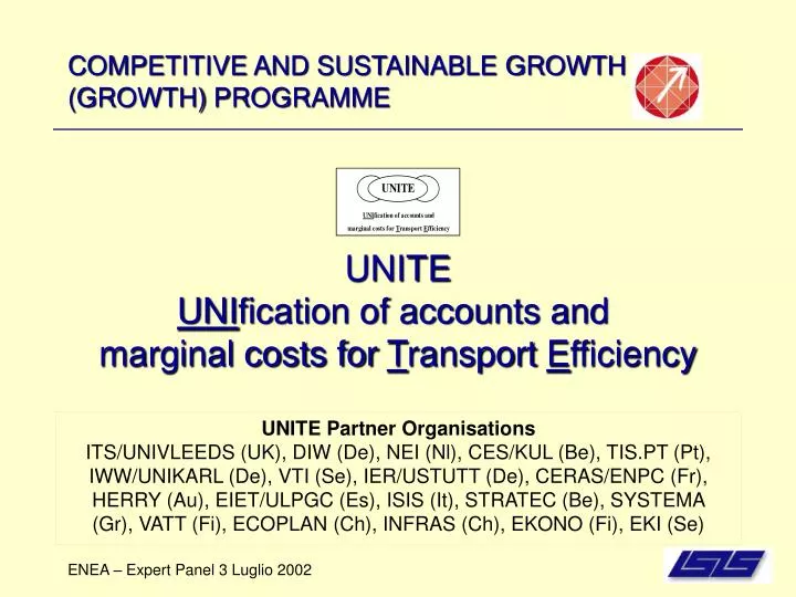 competitive and sustainable growth growth programme