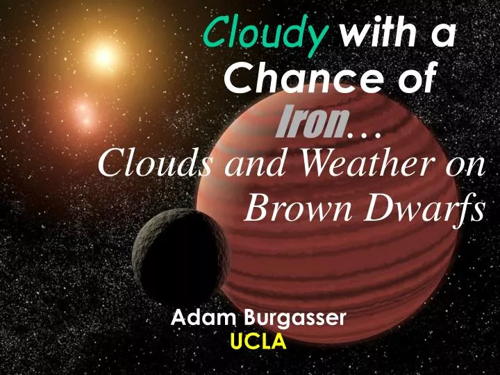 cloudy with a chance of iron