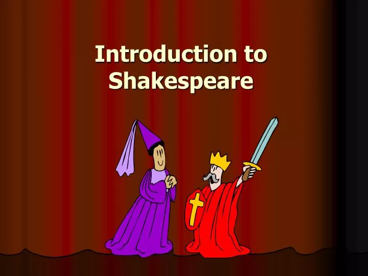 introduction to shakespeare