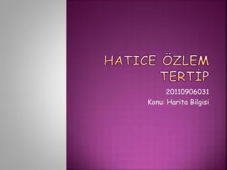 hatice zlem tert p