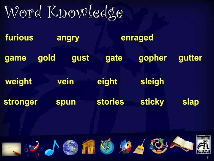 word knowledge