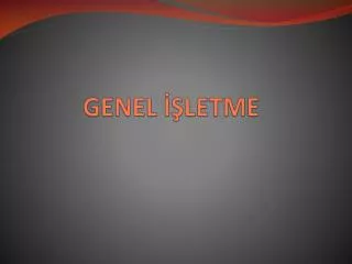 genel letme