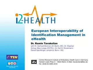 European Interoperability of Identification Management in eHealth