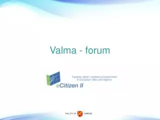 Valma - forum