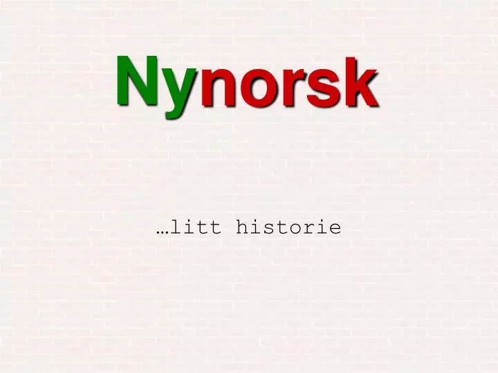 norsk