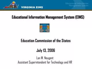 Educational Information Management System (EIMS)