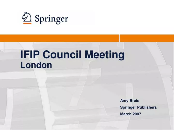ifip council meeting london