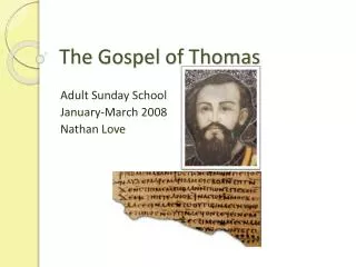 The Gospel of Thomas