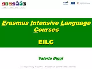 e rasmus i ntensive l anguage c ourses eilc