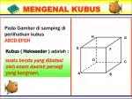MENGENAL KUBUS - slide 1