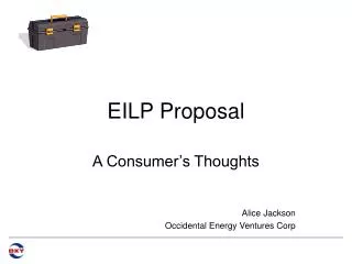 EILP Proposal