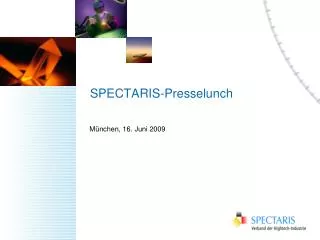 spectaris presselunch