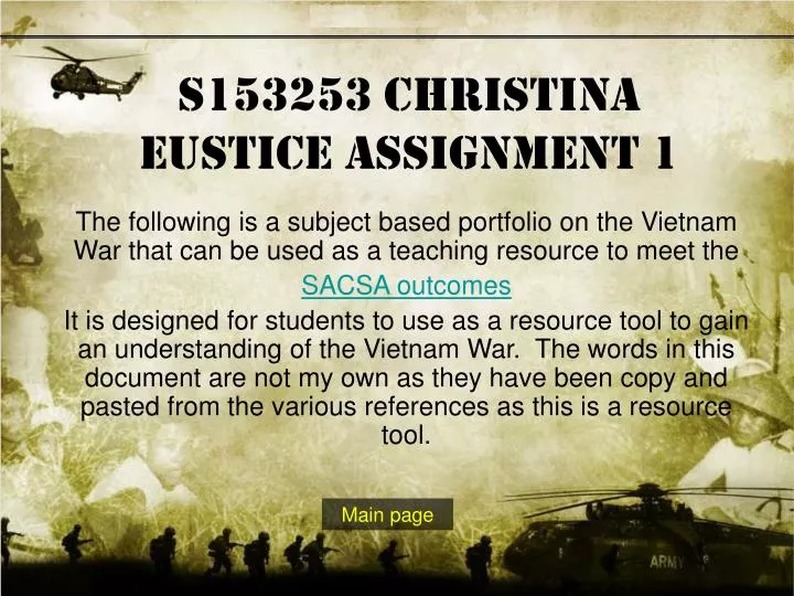 s153253 christina eustice assignment 1