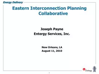 Eastern Interconnection Planning Collaborative