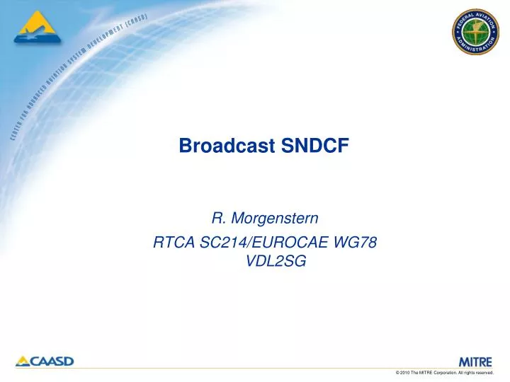 broadcast sndcf