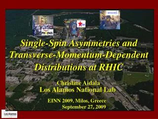 Single-Spin Asymmetries and Transverse-Momentum-Dependent Distributions at RHIC