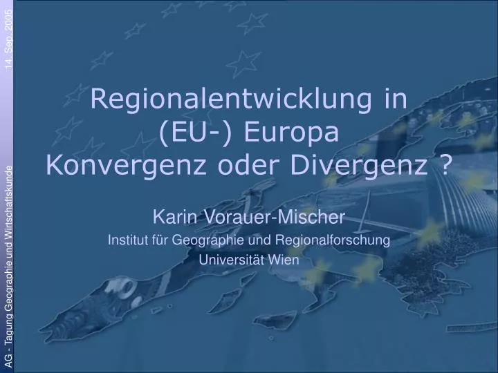 regionalentwicklung in eu europa konvergenz oder divergenz