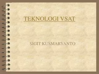 teknologi vsat