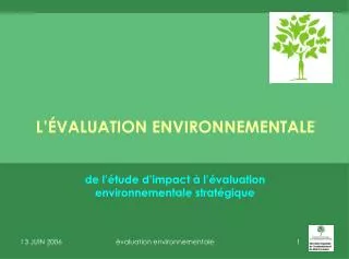l valuation environnementale