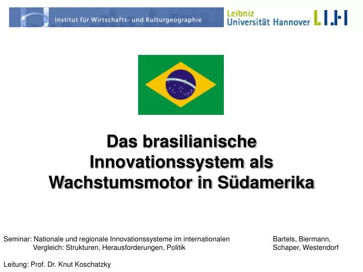 das brasilianische innovationssystem als wachstumsmotor in s damerika