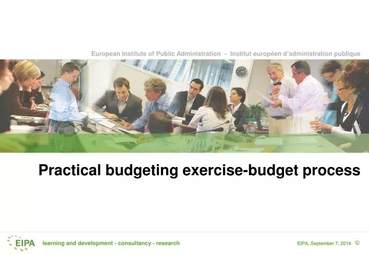 practical budgeting exercise budget process