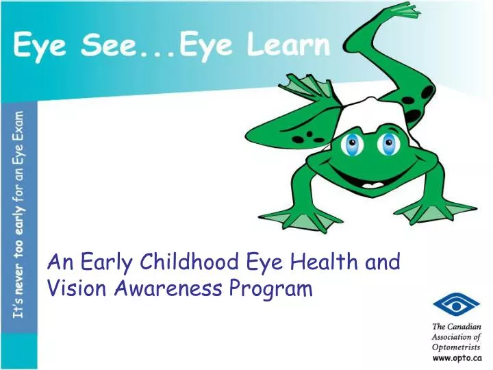 an early childhood eye health and vision awareness program