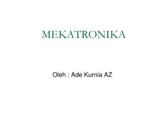 mekatronika