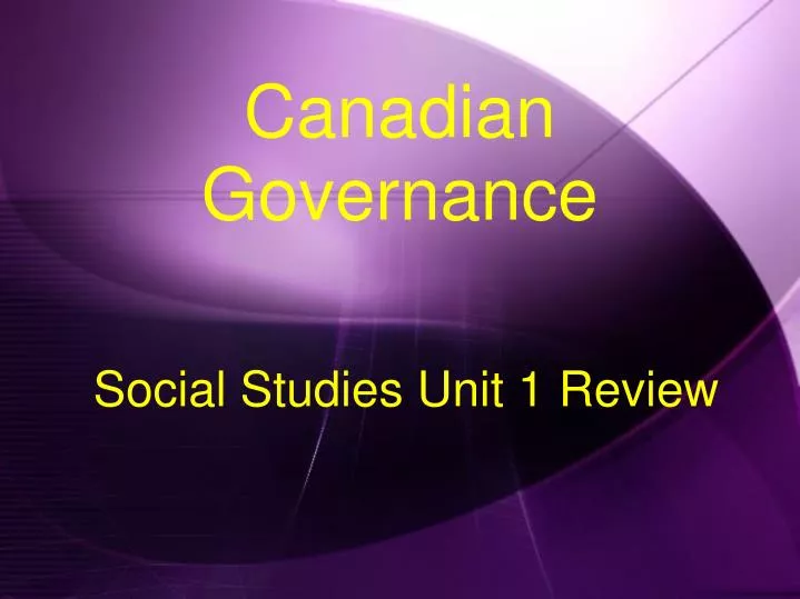social studies unit 1 review