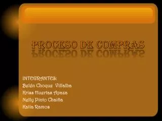 proceso de compras