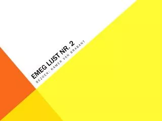 emeg lijst nr 2